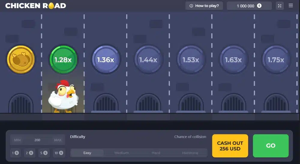 Como funciona a Chicken Road